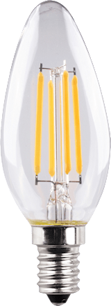 LED Retro Kerze 40W E14 470lm  Müller Licht