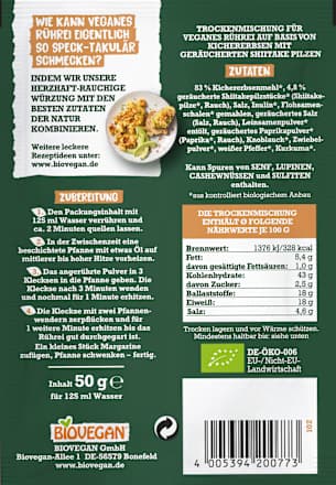 Mein veganes Rührei mit Speck-Ersatz BIOVEGAN