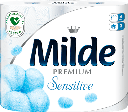 Трипластова тоалетна хартия Sensitive Milde Premium