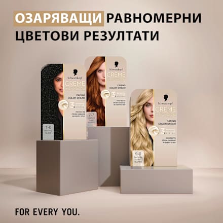 Боя за коса Creme Supreme - Nr. 1-0 Естествено черно Schwarzkopf CREME SUPREME