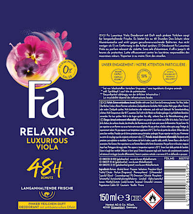 Deospray Relaxing Luxurious Viola Fa