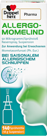 Doppelherz  ALLERGO-MOMELIND 50 Mikrogramm/Sprühstoß Nasenspray Suspension 140 Sprühstöße Doppelherz
