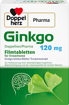 Ginkgo DoppelherzPharma 120 mg Filmtabletten Doppelherz