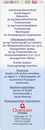 Doppelherz system Artischocke-Mariendistel Kombi-Kapseln Doppelherz