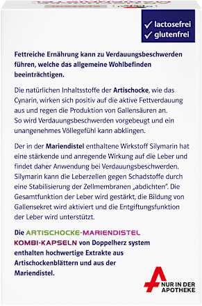 Doppelherz system Artischocke-Mariendistel Kombi-Kapseln Doppelherz