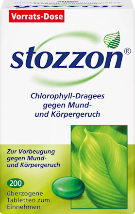 stozzon Chlorophyll-Dragees 20mg überzogene Tabletten stozzon