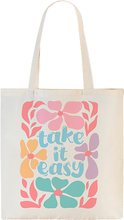 Canvas-Shopper "take it easy" (43x45x0,5 cm) dm