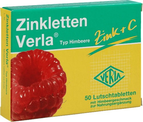 Zinkletten Verla Typ Himbeere Tabletten 50 St Zinkletten Verla