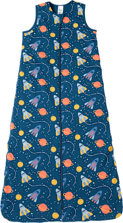 Schlafsack 2 TOG mit Weltall-Muster, blau, 100 cm  ALANA