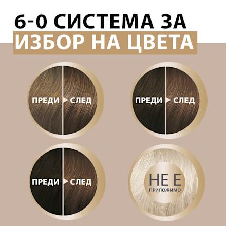 Боя за коса Creme Supreme - Nr. 6-0 Естествено тъмно русо Schwarzkopf CREME SUPREME