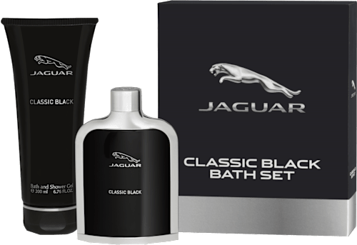 Classic Black Zestaw prezentowy męski Woda toaletowa + Żel pod prysznic  Jaguar
