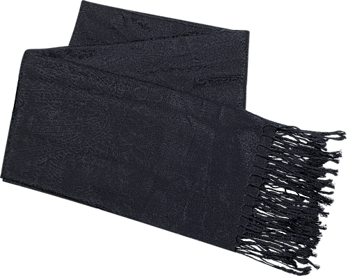 Pashmina-Schal schwarz PURSET