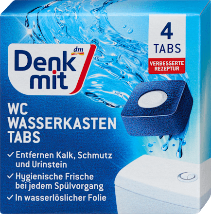 Tablete za vodokotlić 2u1, 4 x 50 g Denkmit