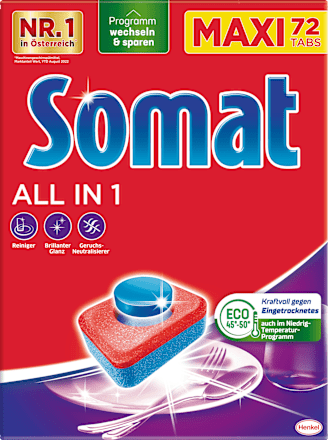 Geschirrspül-Tabs All in 1 Maxi Somat