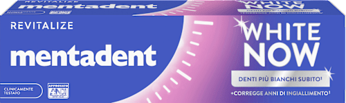 Zahnpasta White Now Revitalize mentadent
