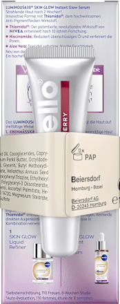 Serum Glow + Lippenpflege Glowy Lips Berry Tinted LSF30 NIVEA