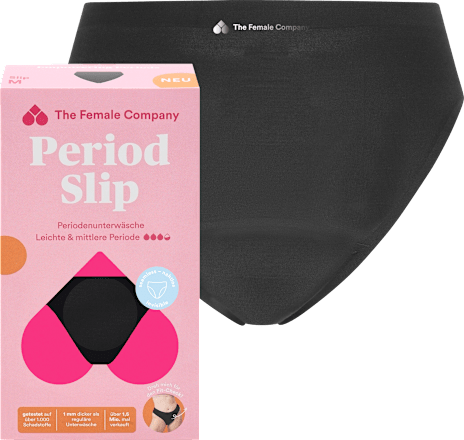 Periodenunterwäsche Slip Seamless schwarz, Gr. L The Female Company