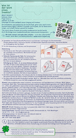 Lebensmittelmottenfallen Dreieck Profissimo