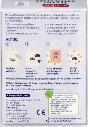 Textil-Stempelset Profissimo
