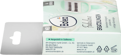 Patrone s 6 oštrica Fabulous Balea