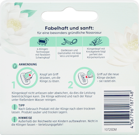 Rasierklingen Fabulous Balea