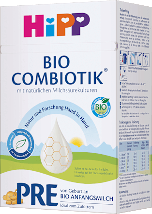 Anfangsmilch Pre Combiotik von Geburt an HiPP