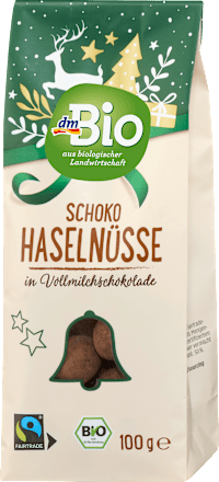 Lieskovce v mliečnej čokoláde dmBio