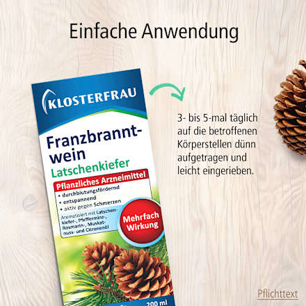 Franzbranntwein Latschenkiefer Klosterfrau