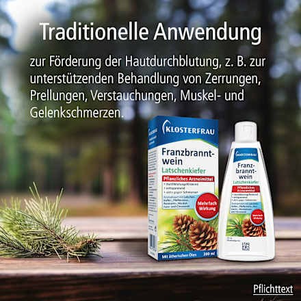 Franzbranntwein Latschenkiefer Klosterfrau