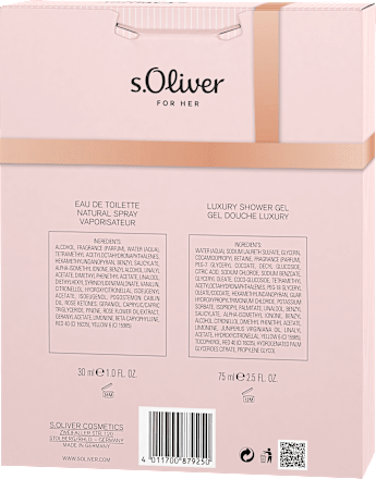 Geschenkset Eau de Toilette For Her  s.Oliver