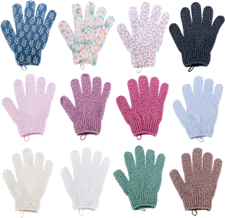 Praktična rukavica za masažu i piling, više vrsta ebelin