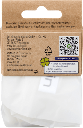 Duschhaube sortiert ebelin