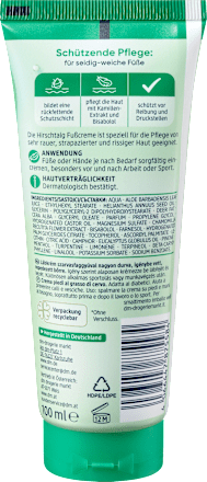 Fußcreme Hirschtalg Balea