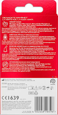 Kondome Gefühlsecht Slim Fit Durex