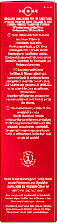 Kondome Gefühlsecht Slim Fit Durex