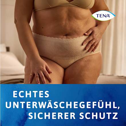 Silhouette Crème Schutzunterwäsche Größe M Plus TENA