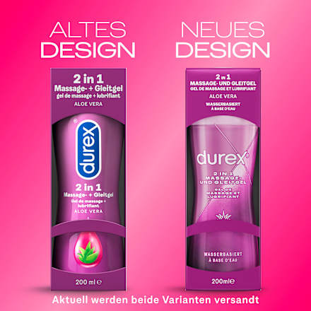 Massage- und Gleitgel 2in1 Aloe Vera Durex