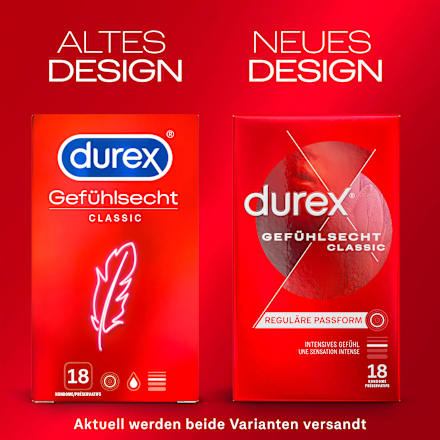 Kondome Classic Gefühlsecht Big Pack Durex