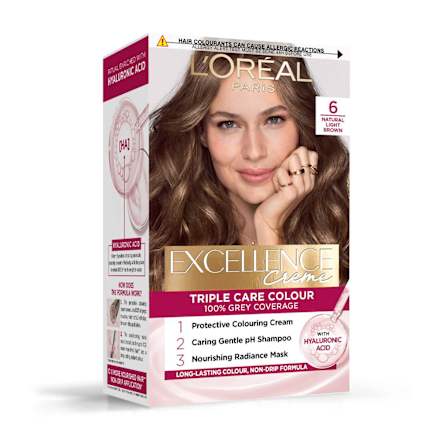 Vopsea permanentă 6 Blond închis L'ORÉAL PARiS EXCELLENCE Creme