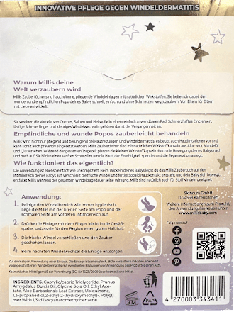 Windeleinlagen Zaubertücher Millis