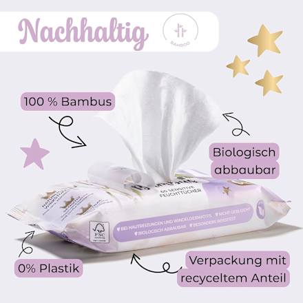 Feuchttücher Bambus sensitive Millis