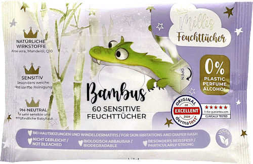 Feuchttücher Bambus sensitive Millis