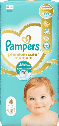 Plienky veľkosť 4 (9 - 14 kg) Pampers Premium Care
