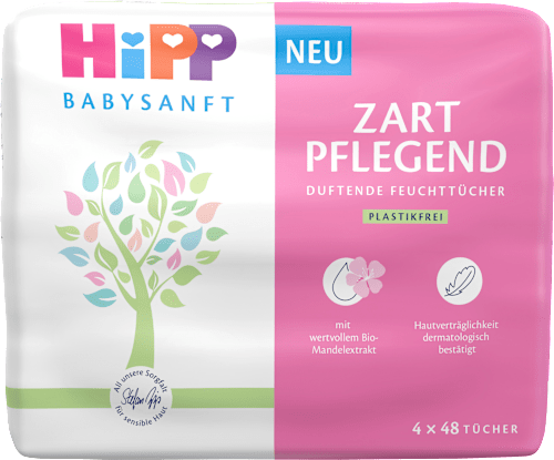 Feuchttücher zart pflegend (4x48 St) HiPP Babysanft