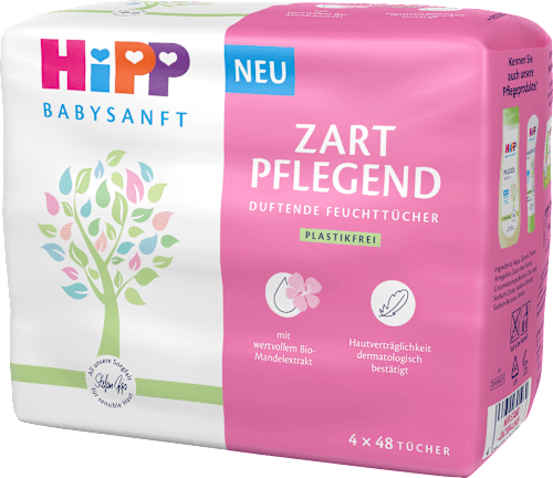 Feuchttücher zart pflegend (4x48 St) HiPP Babysanft