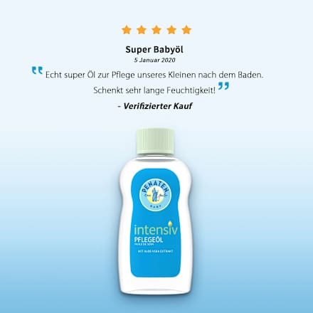 Baby Intensiv Pflegeöl mit Aloe Vera Extrakt Penaten