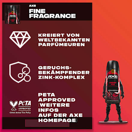 Deospray Fine Fragrance Cherry Fizz AXE