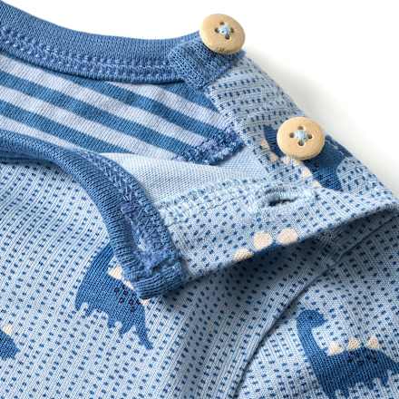 Set Pro Climate mit Langarmshirt & Hose mit Mitwachsfunktion, blau, Gr. 68 ALANA