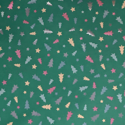 Geschenkpapier Trees and Stars sortiert Dekorieren & Einrichten
