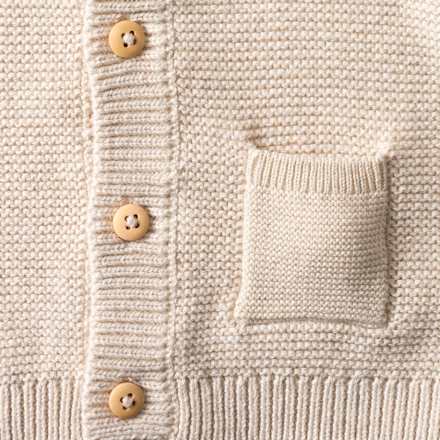 Strickjacke, beige, Gr. 68 ALANA
